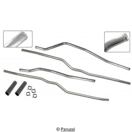 Stainless steel coolant pipes (6-part)