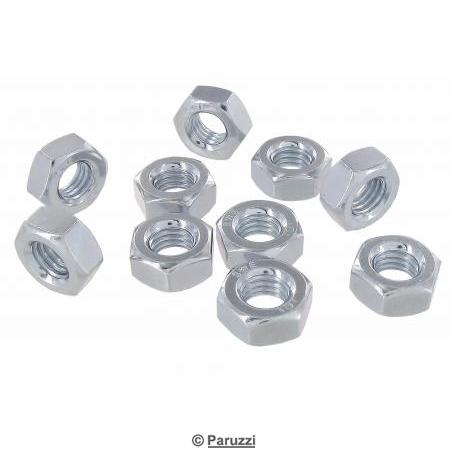 Ecrous hexagonaux M10, lot de 10 pices
