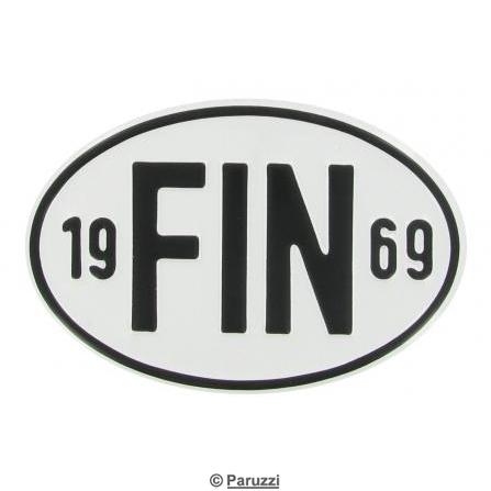 Chapa de nacionalidade: FIN 1969