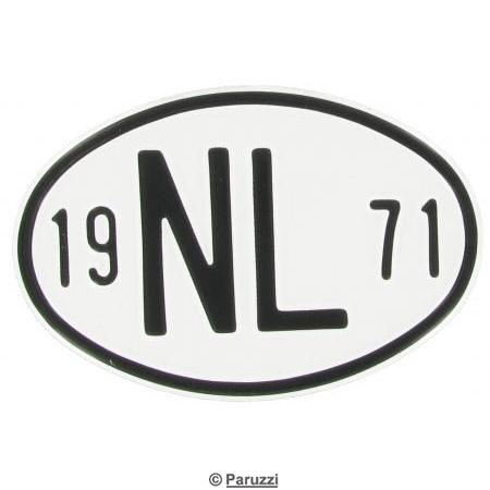 Chapa de nacionalidade: NL 1971