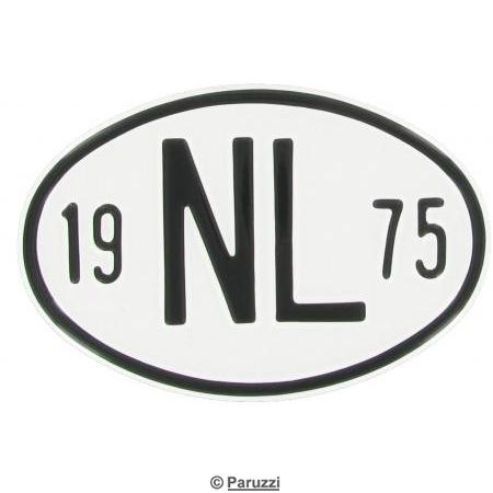 Chapa de nacionalidade: NL 1975