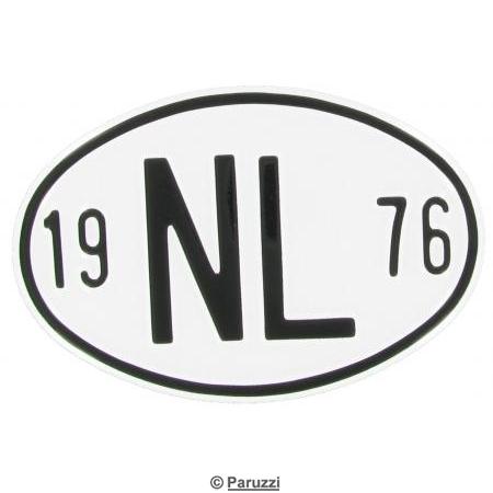 Chapa de nacionalidade: NL 1976
