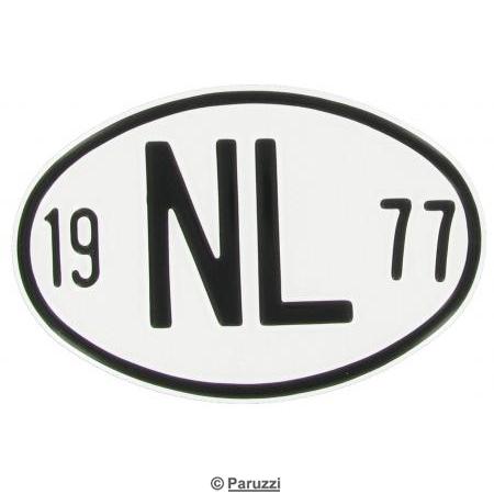 Chapa de nacionalidade: NL 1977