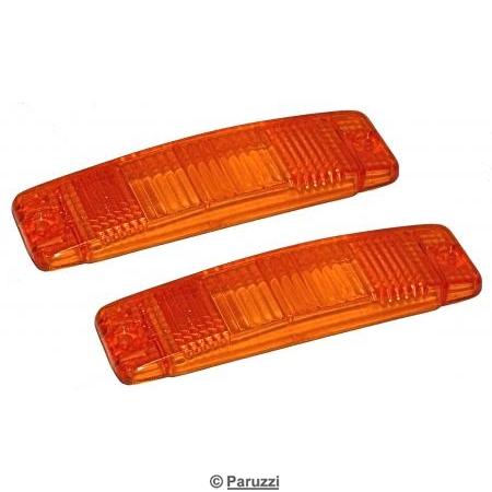 Turn indicator lens amber (per pair)