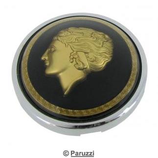 Horn button Golden Lady