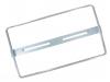 Paruzzi number: 4306 Chromed aluminum license plate holder 
Licence plate dimensions 
Length: 340 mm 
Width: 210 mm 