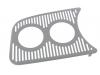 Paruzzi number: 4461 Dashboard grille for two 52 mm gauges left
Beetle 8.1957 and later (except 1303) LHD 
