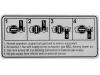 Paruzzi number: 76167 Sticker gas valve information Westfalia
Vanagon/T25 
